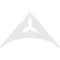 Ekena Millwork Pitch Naple Architectural Grade PVC Gable Pediment, 72"W x 42"H x 1"P (14/12) GPP072X042X100NAP - alternate 4